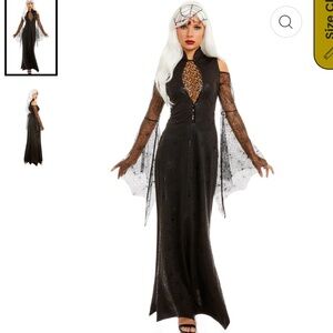black widow costume dress Black Widow Sheer Mesh Dress main image 0